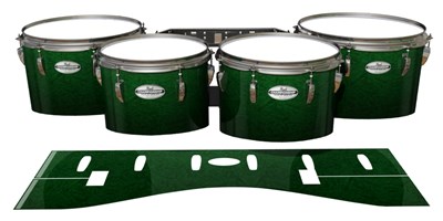 Pearl Championship Maple Tenor Drum Slips - Deep Bamboo (Green)