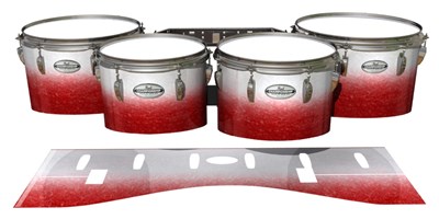 Pearl Championship Maple Tenor Drum Slips - Frosty Red (Red)