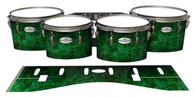 Pearl Championship Maple Tenor Drum Slips - Hulk Green (Green)