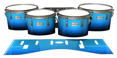Pearl Championship Maple Tenor Drum Slips - Maldive Blue (Blue)