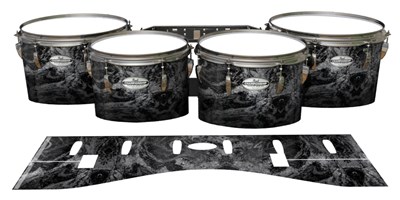 Pearl Championship Maple Tenor Drum Slips - Mountain GEO Marble Fade (Neutral)