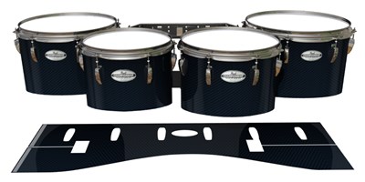 Pearl Championship Maple Tenor Drum Slips - Navy Carbon Fade (Blue)