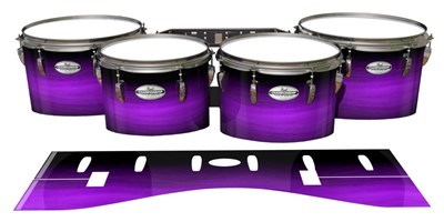 Pearl Championship Maple Tenor Drum Slips - Plasma Stain Fade (Purple)