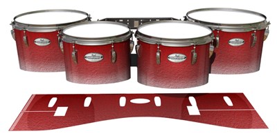 Pearl Championship Maple Tenor Drum Slips - Red Blizzard (Red)