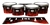 Pearl Championship Maple Tenor Drum Slips - Red Flames (Themed)