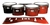 Pearl Championship Maple Tenor Drum Slips - Red Light Rays (Themed)