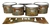 Pearl Championship Maple Tenor Drum Slips - Rusted Metal (Themed)