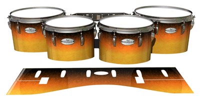 Pearl Championship Maple Tenor Drum Slips - Sahara Sun (Orange)