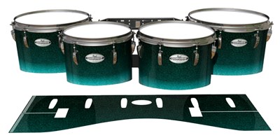 Pearl Championship Maple Tenor Drum Slips - Seaside (Aqua) (Green)