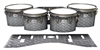 Pearl Championship Maple Tenor Drum Slips - Silver Gears(Themed)