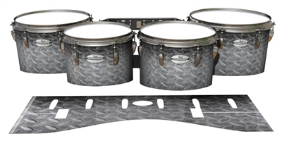 Pearl Championship Maple Tenor Drum Slips - Silver Metal Plating (Themed)