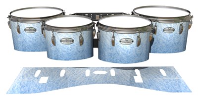 Pearl Championship Maple Tenor Drum Slips - Stay Frosty (Blue)