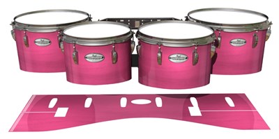 Pearl Championship Maple Tenor Drum Slips - Sunset Stain (Pink)