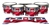 Pearl Championship Maple Tenor Drum Slips - Union Jack (Themed)