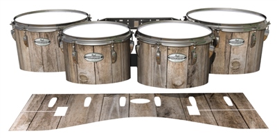 Pearl Championship Maple Tenor Drum Slips - Vertical Planks (Themed)