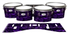 Pearl Championship Maple Tenor Drum Slips - Wave Brush Strokes Purple and Black (Purple)