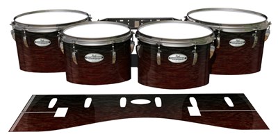 Pearl Championship Maple Tenor Drum Slips - Weathered Rosewood (Red)