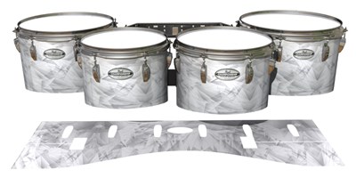 Pearl Championship Maple Tenor Drum Slips - White Cosmic Glass (Neutral)