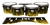 Pearl Championship Maple Tenor Drum Slips - Yellow Flames (Themed)