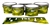 Pearl Championship Maple Tenor Drum Slips - Yellow Smokey Clouds (Themed)