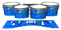 Pearl Championship Maple Tenor Drum Slips (Old) - Blue Cosmic Glass (Blue)