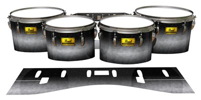 Pearl Championship Maple Tenor Drum Slips (Old) - Burnout Black (Neutral)