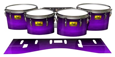 Pearl Championship Maple Tenor Drum Slips (Old) - Distant Galaxy Fade (Purple)