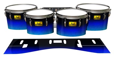 Pearl Championship Maple Tenor Drum Slips (Old) - Distant Horizon (Blue)