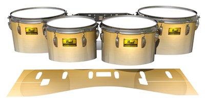 Pearl Championship Maple Tenor Drum Slips (Old) - Light Grain Fade (Neutral)