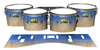 Pearl Championship Maple Tenor Drum Slips (Old) - Maple Woodgrain Blue Fade (Blue)