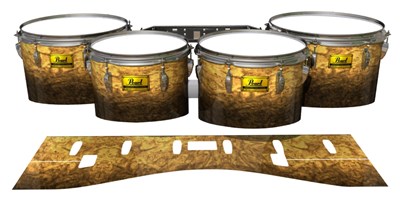 Pearl Championship Maple Tenor Drum Slips (Old) - Mojave Burl (Neutral)