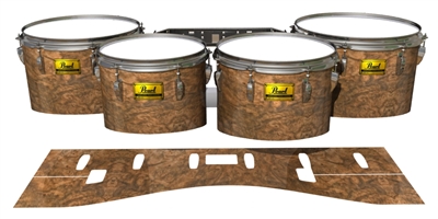 Pearl Championship Maple Tenor Drum Slips (Old) - Oak Burl (Neutral)