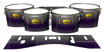 Pearl Championship Maple Tenor Drum Slips (Old) - Purple Grain Mist (Purple)