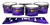 Pearl Championship Maple Tenor Drum Slips (Old) - Purple Smokey Clouds (Themed)