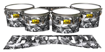 Pearl Championship Maple Tenor Drum Slips (Old) - Siberian Traditional Camouflage (Neutral)