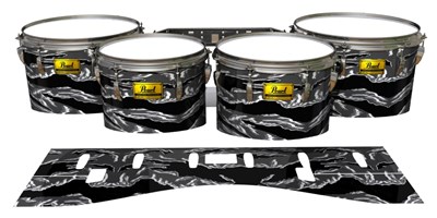 Pearl Championship Maple Tenor Drum Slips (Old) - Stealth Tiger Camouflage (Neutral)