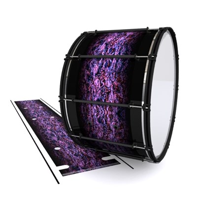 System Blue Professional Series Bass Drum Slip - Alien Purple Grain (Purple)