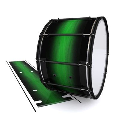 System Blue Professional Series Bass Drum Slip - Asparagus Stain Fade (Green)