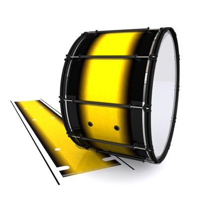 System Blue Professional Series Bass Drum Slip - Aureolin Fade (Yellow)