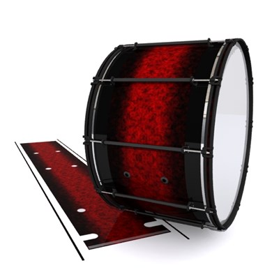 System Blue Professional Series Bass Drum Slip - Burning Embers (red)