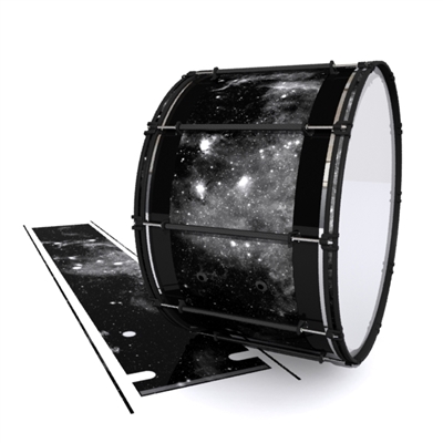 System Blue Professional Series Bass Drum Slip - BW Galaxy (Themed)