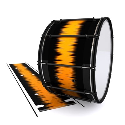 System Blue Professional Series Bass Drum Slip - Daybreak (Orange)