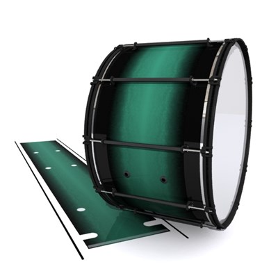 System Blue Professional Series Bass Drum Slip - Deep Viridian Fade (Green)
