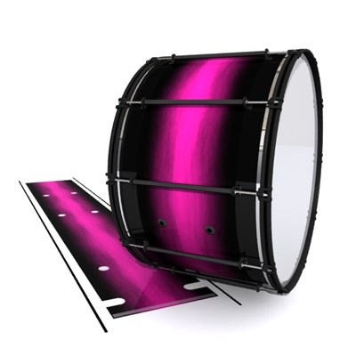 System Blue Professional Series Bass Drum Slip - Hot Pink Stain Fade (Pink)