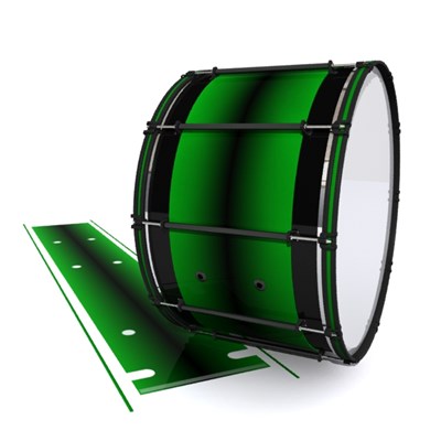 System Blue Professional Series Bass Drum Slip - Molecular Green Fade (Green)