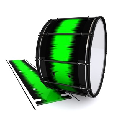 System Blue Professional Series Bass Drum Slip - Nightbreak (Green)