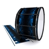 System Blue Professional Series Bass Drum Slip - Ocean GEO Marble Fade (Blue)