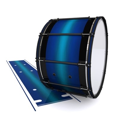 System Blue Professional Series Bass Drum Slip - Pacific Fade (Blue) (Aqua)