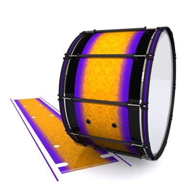 System Blue Professional Series Bass Drum Slip - Purple Canyon Rain (Orange) (Purple)