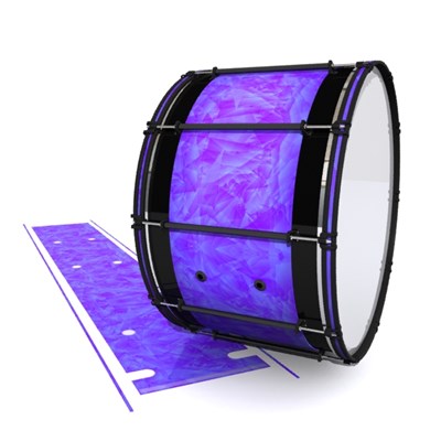 System Blue Professional Series Bass Drum Slip - Purple Cosmic Glass (Purple)